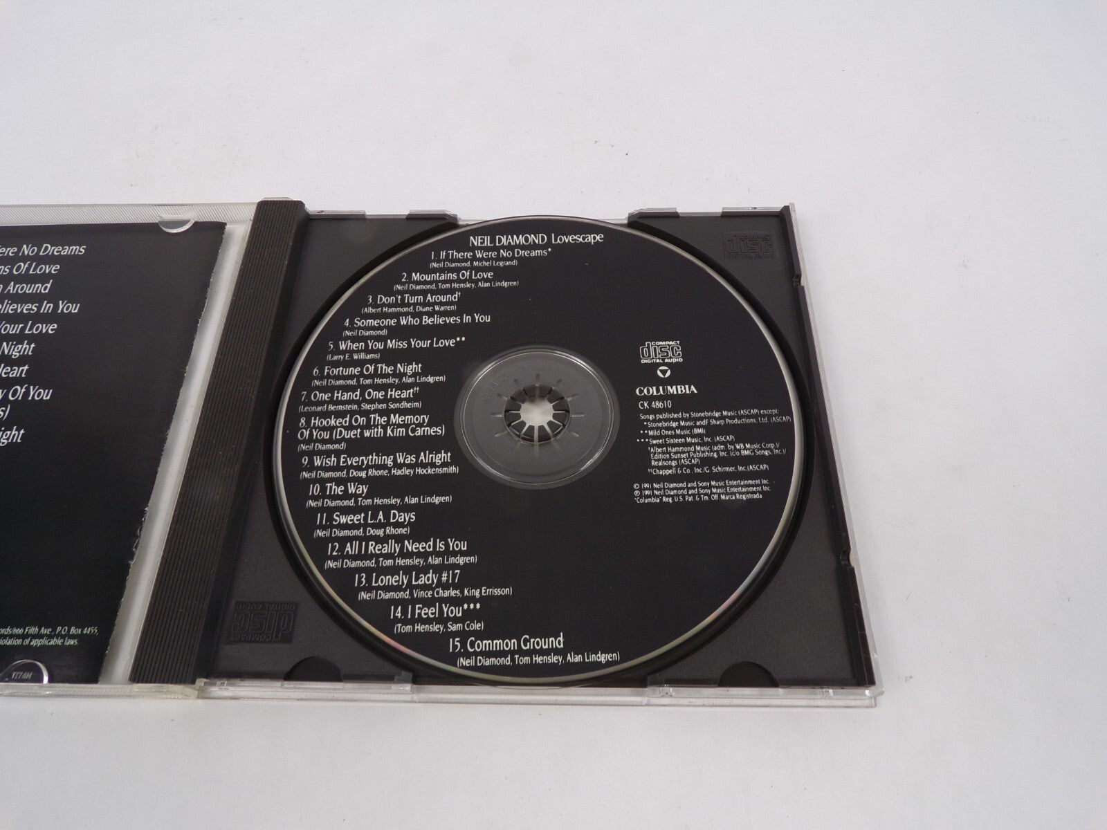 Neil Diamond Lovescape If There Were No Dreams Mountains of Love Dont Turn CD#63