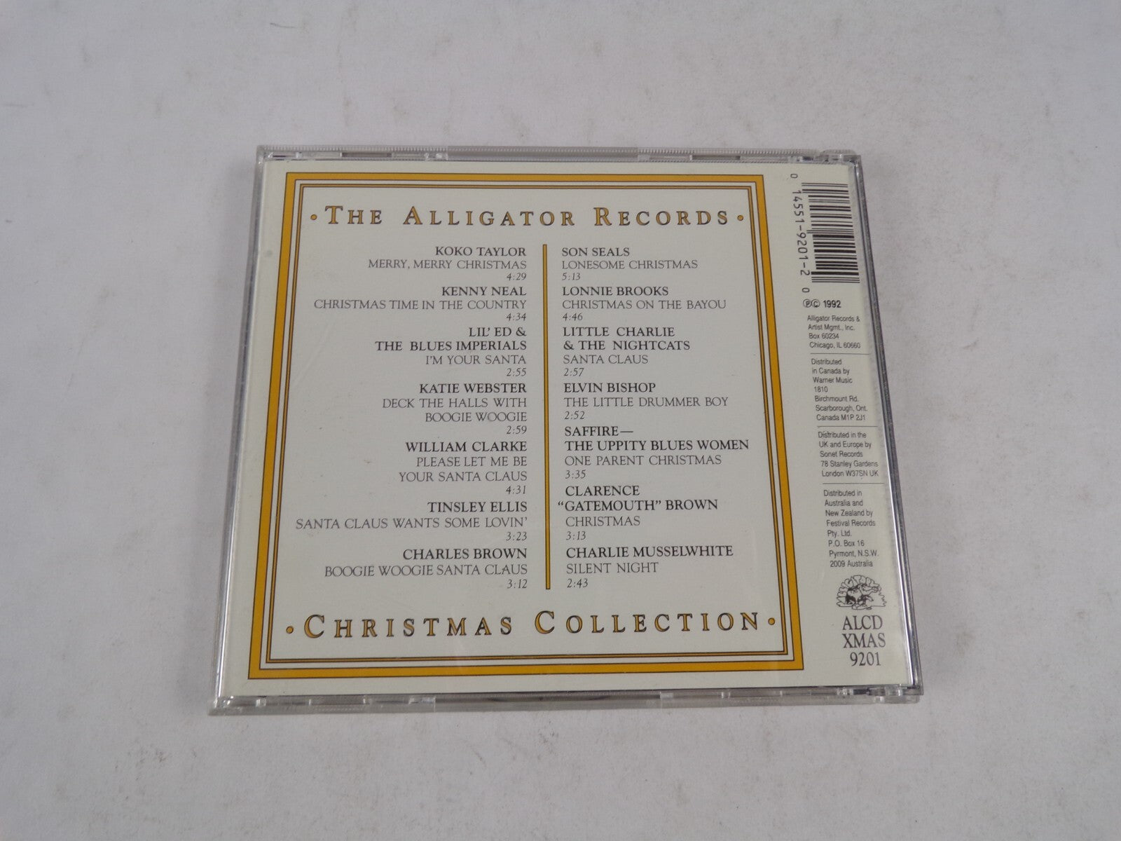 The Alligator Records Christmas Collection Koko Taylor Son Seals Elvin CD#19