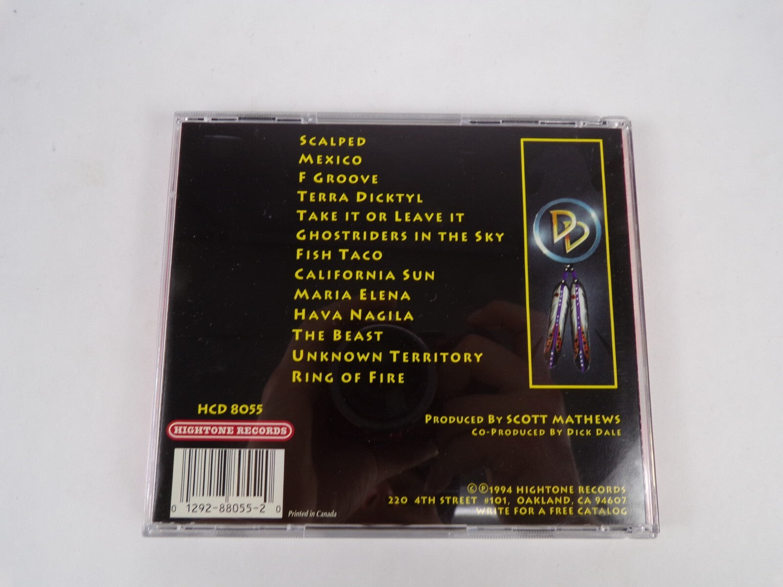 Dick Dale Unknown Territory Scalped Mexico F Groove Fish Taco The Beast CD #10