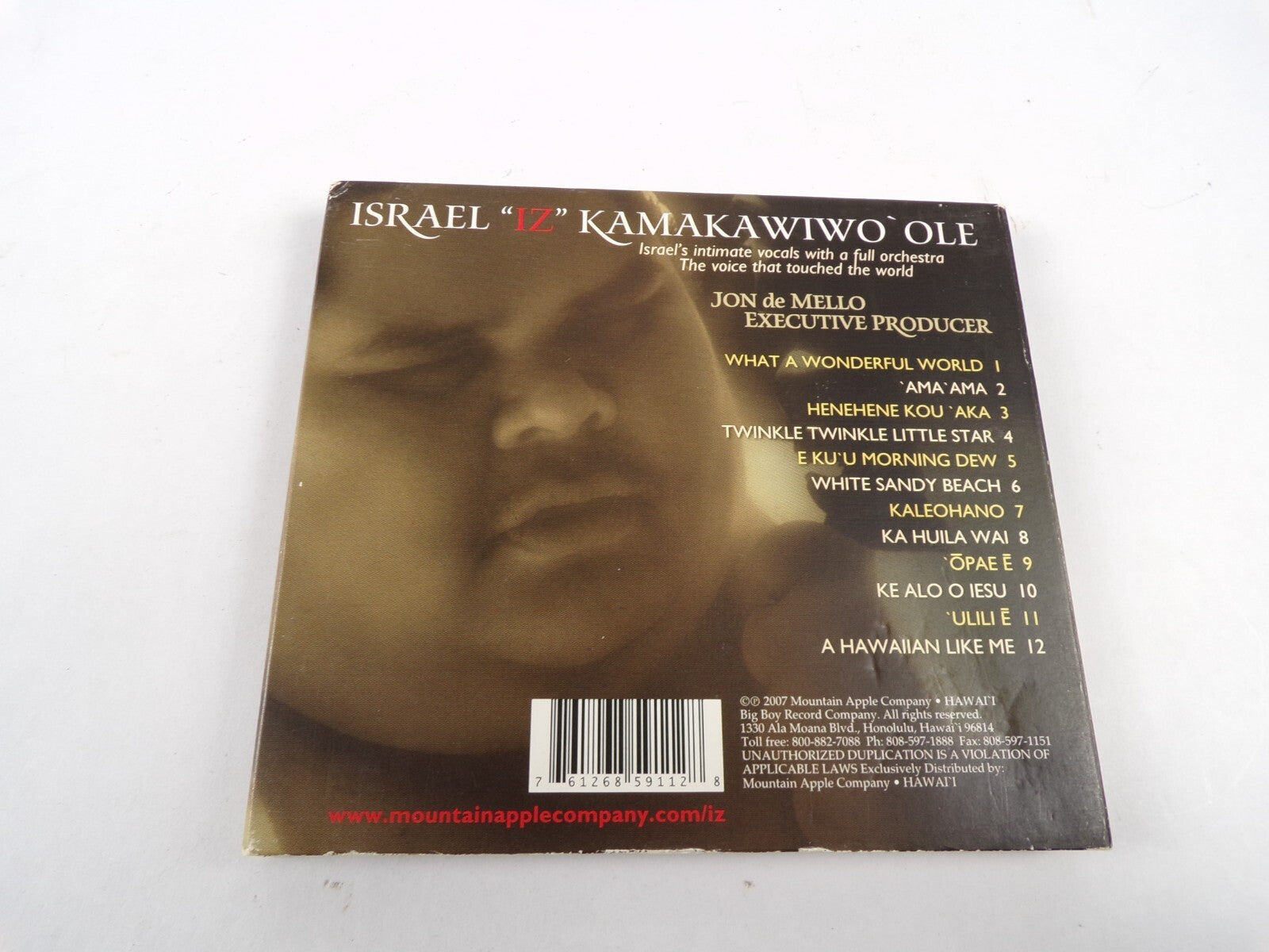 Wonderful World IZ What A Wonderful World Ama Ama Ulilie Kaleohano CD#13
