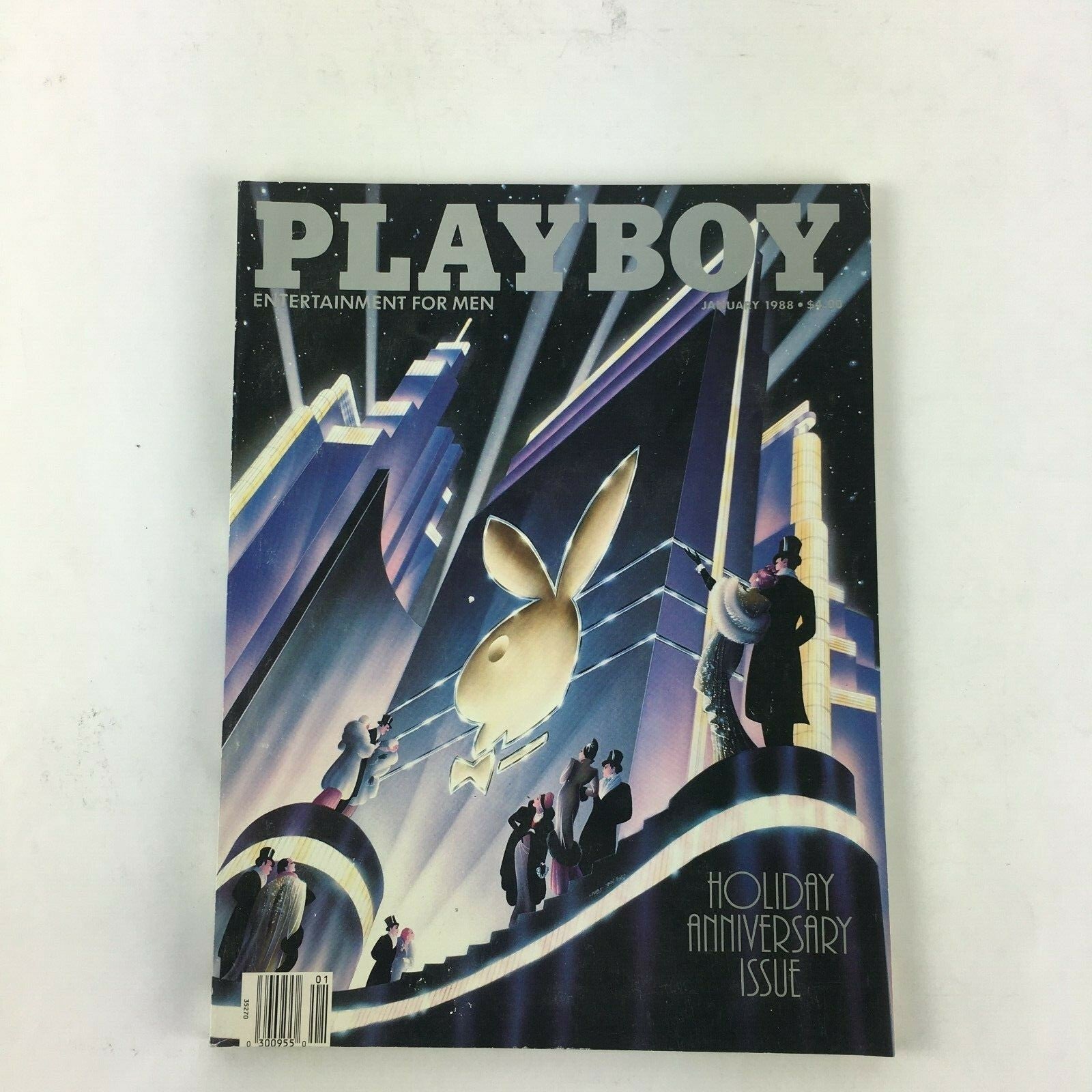 January 1988 Playboy Magazine Holiday Anniversary Issue
