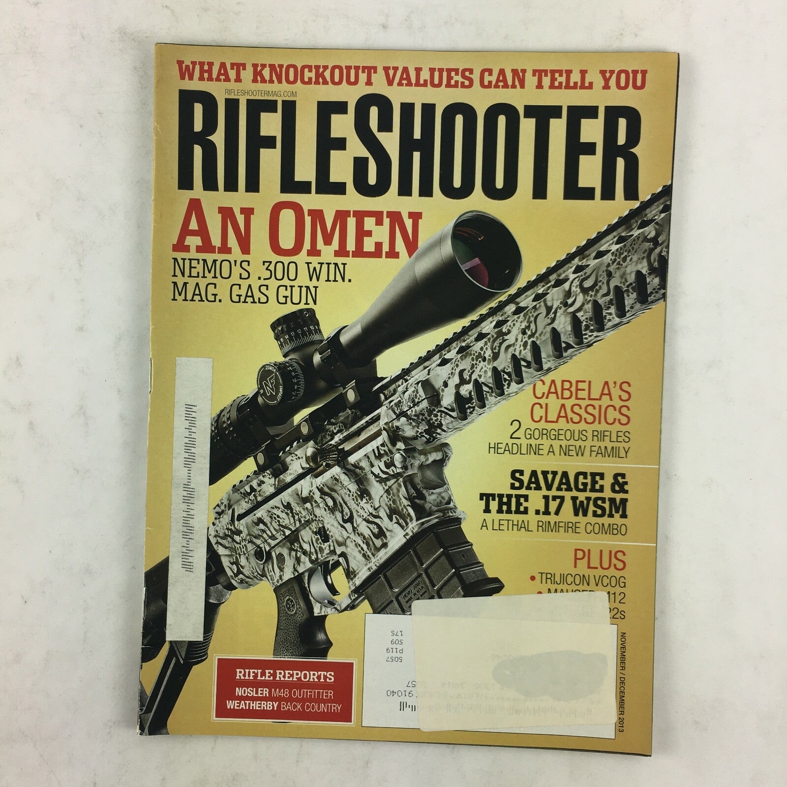 November 2013 Rifle Shooter Magazine An Omen Nemo's .300 WIN The .17 WSM