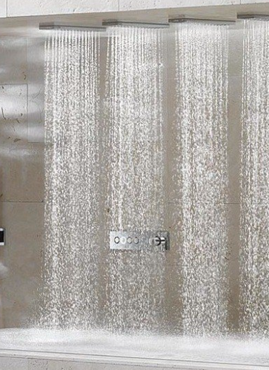 Dornbracht Horizontal Shower six water bar concealed body spray luxury wellness shower system