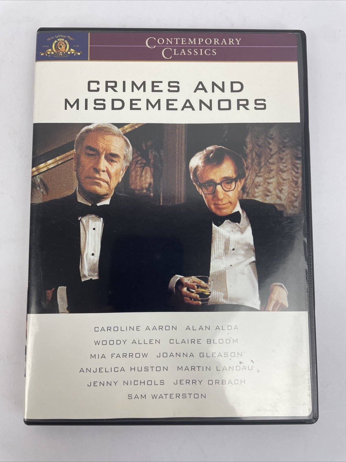 Crimes and Misdemeanors DVD Video 2001 Contemporary Classics Woody Allen - Mint