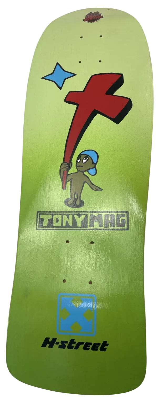 Tony Magnusson H Street Kid And Cross Reissue 1980s Wood Hell Concave In Shrink