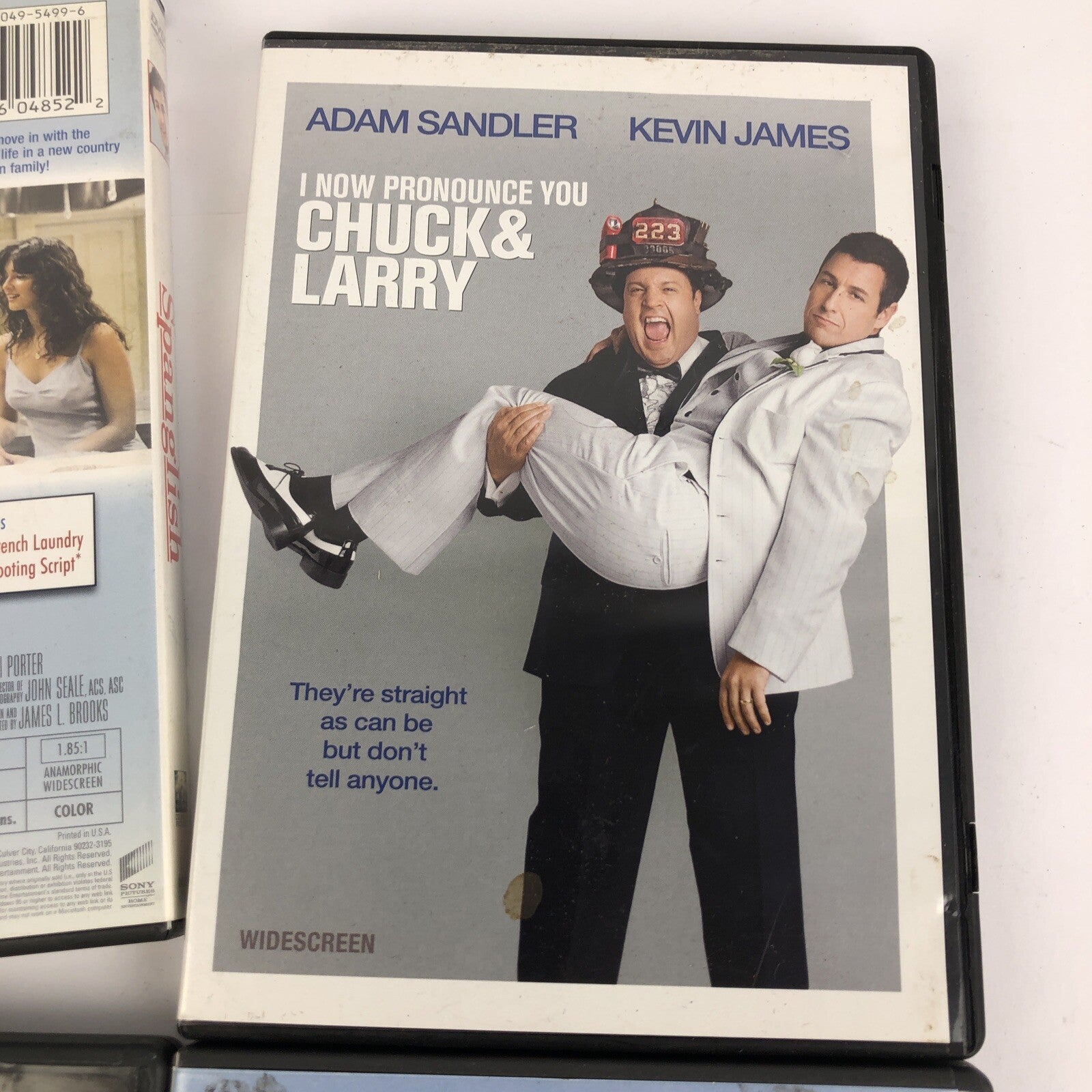 ADAM SANDLER 4 x DVD LOT Best Of SNL: Spanglish , Chuck & Larry , Click - VGC