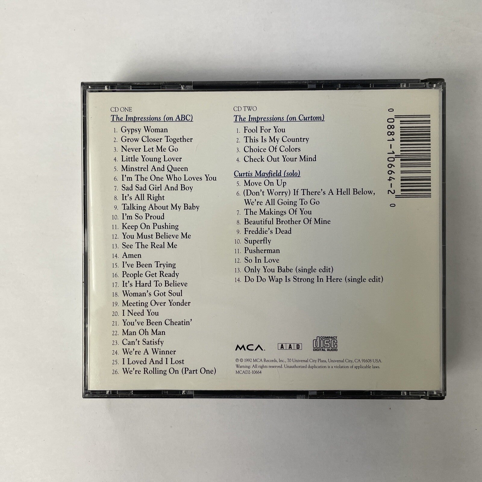 Curtis Mayfield - Anthology CD 2 Disc #23