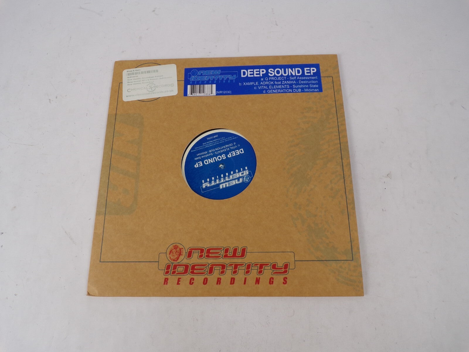 Deep Sound EP Q Project Xample Adrok feat. Zaniha Vinyl Record