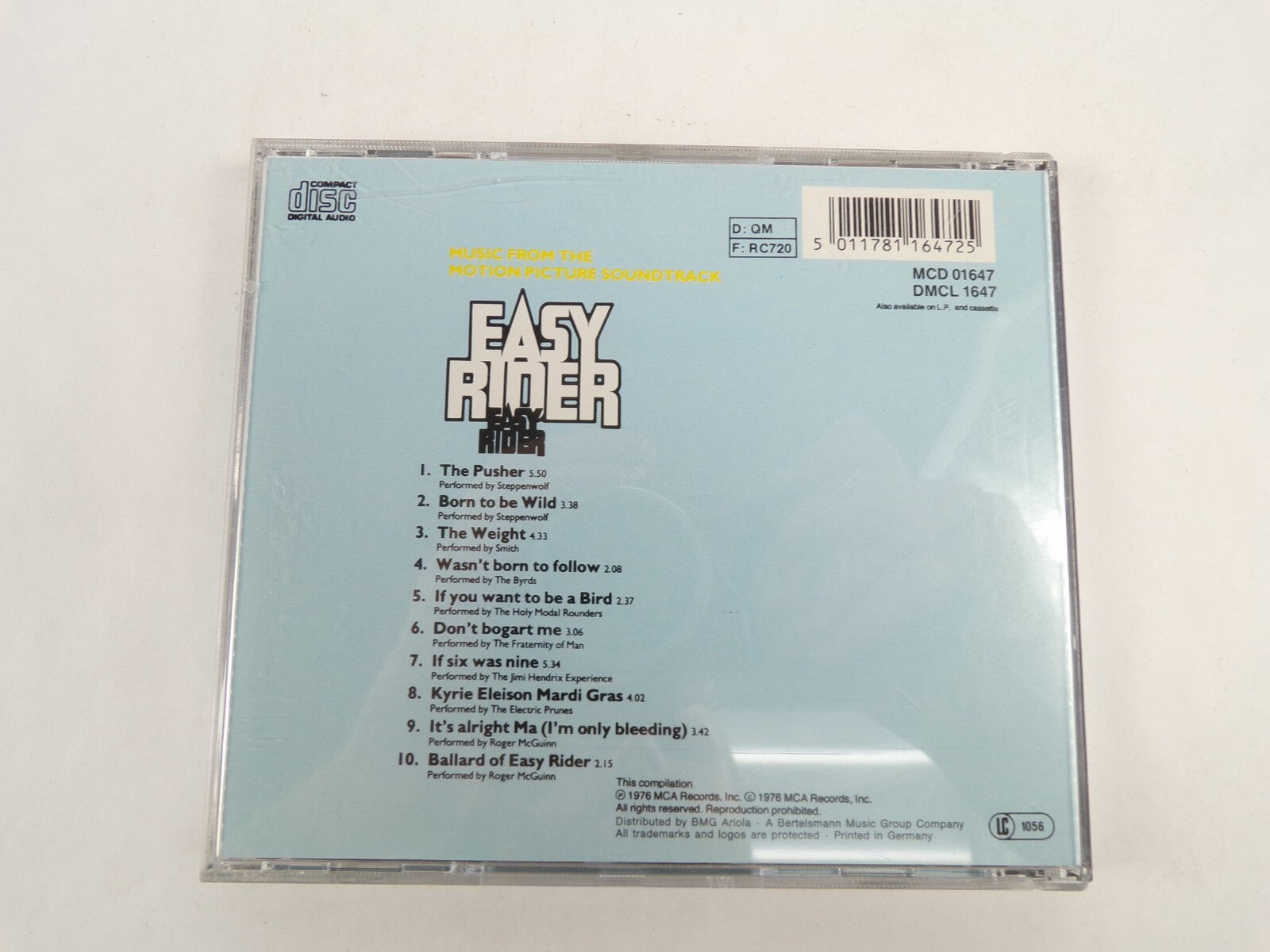 Easy Rider The Pusher Born To Be Wild The Weight If Six Was Nine CD#51