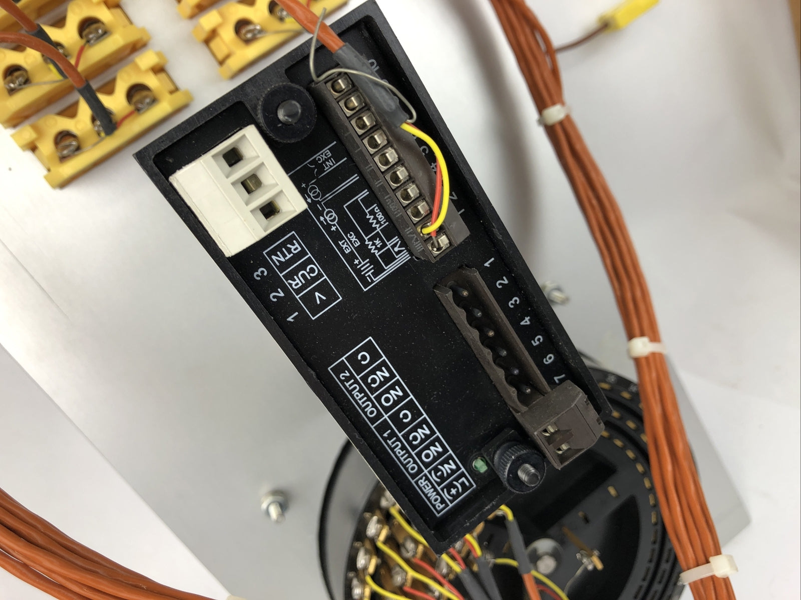 Omega Rotary Thermocouple Selector Switch w Omega DP18A Temperature Controller