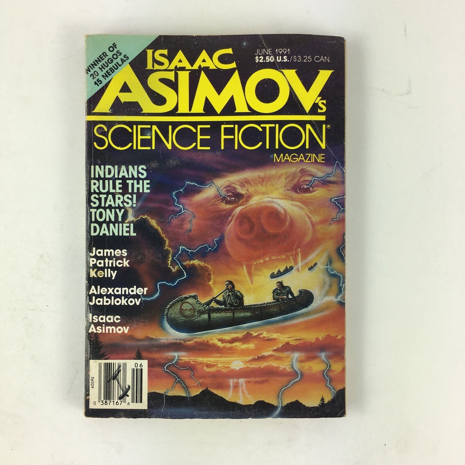 June 1991 Isaac Asimov's Science Fiction Magazine James Patrick Kelly TonyDaniel