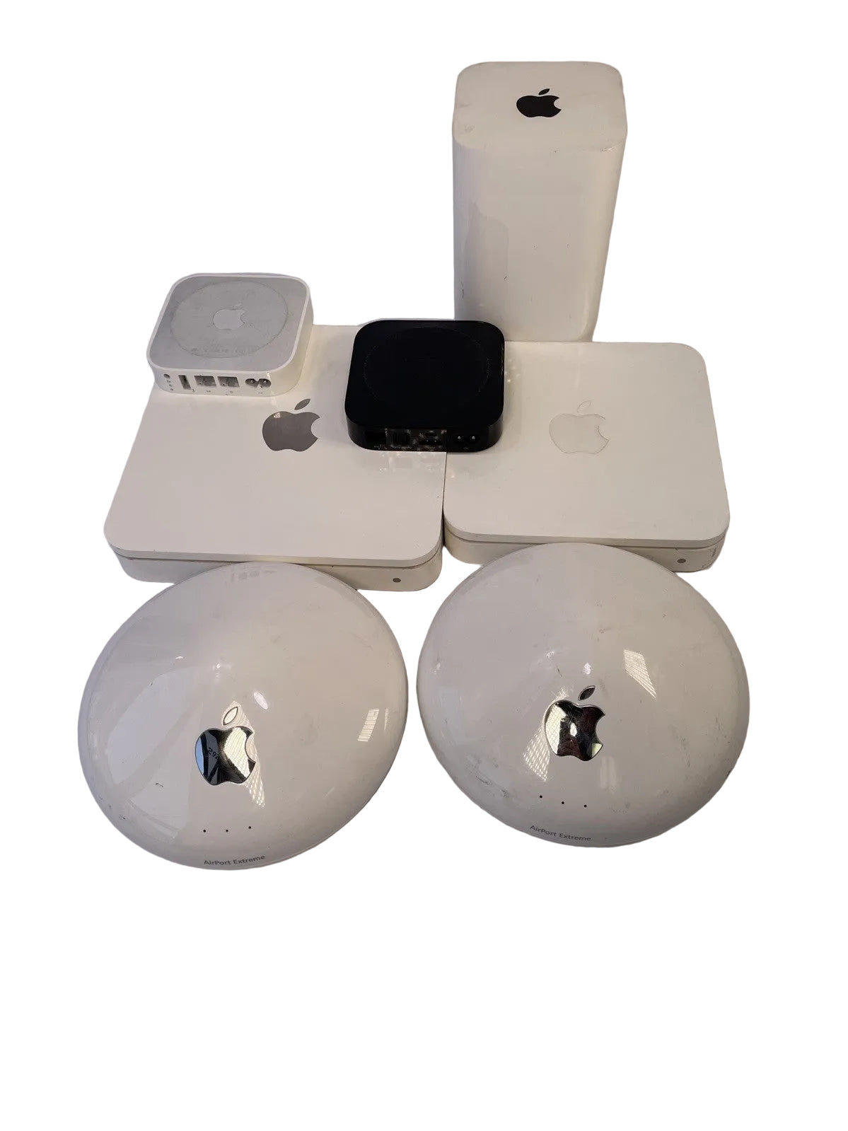 Lot of 7 x Apple Wireless Product Bundle 2 x A1034 A1355 A1378 A1521 A1393 A1354