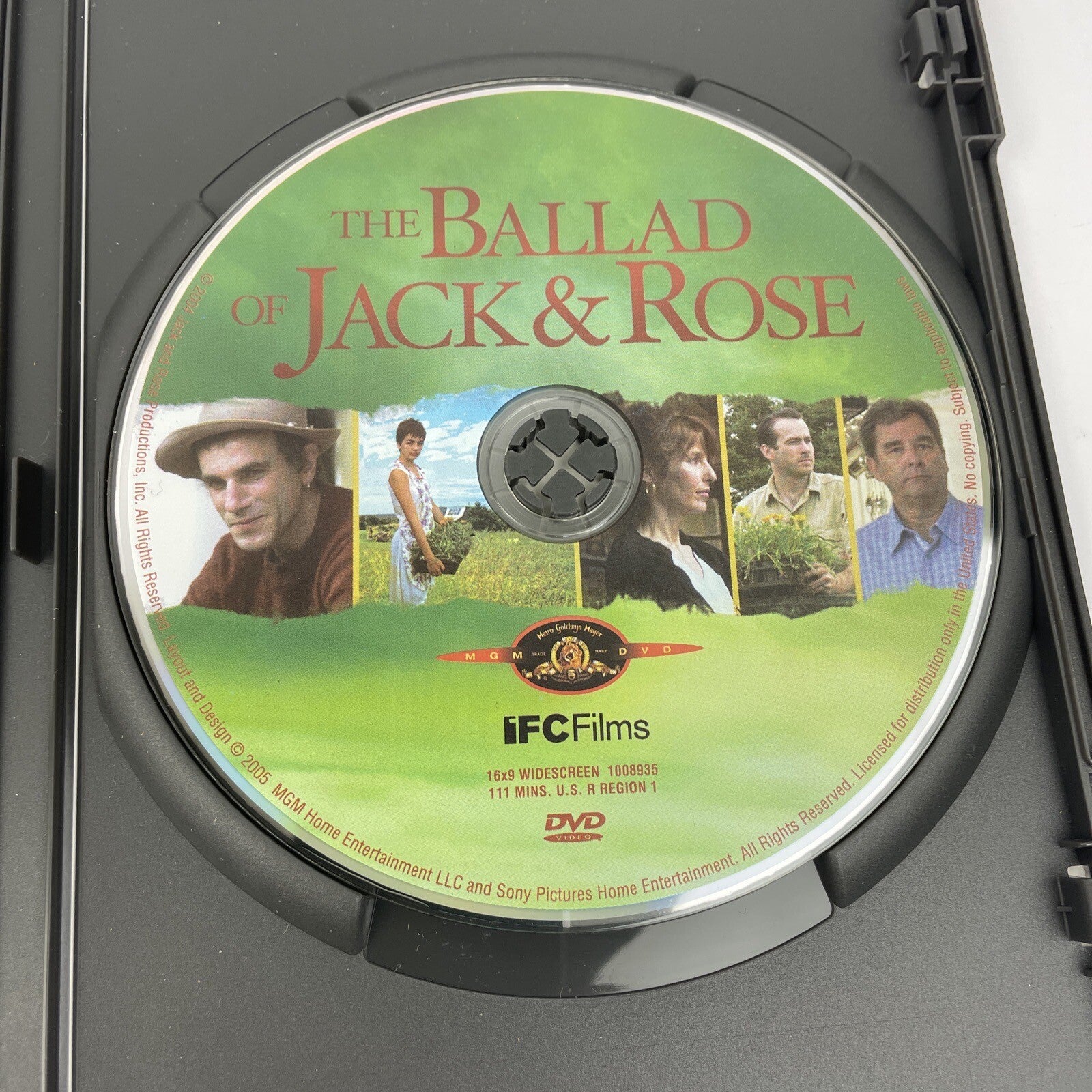 The Ballad of Jack & Rose (DVD, Video 2005, Widescreen) Daniel Day-Lewis FP20