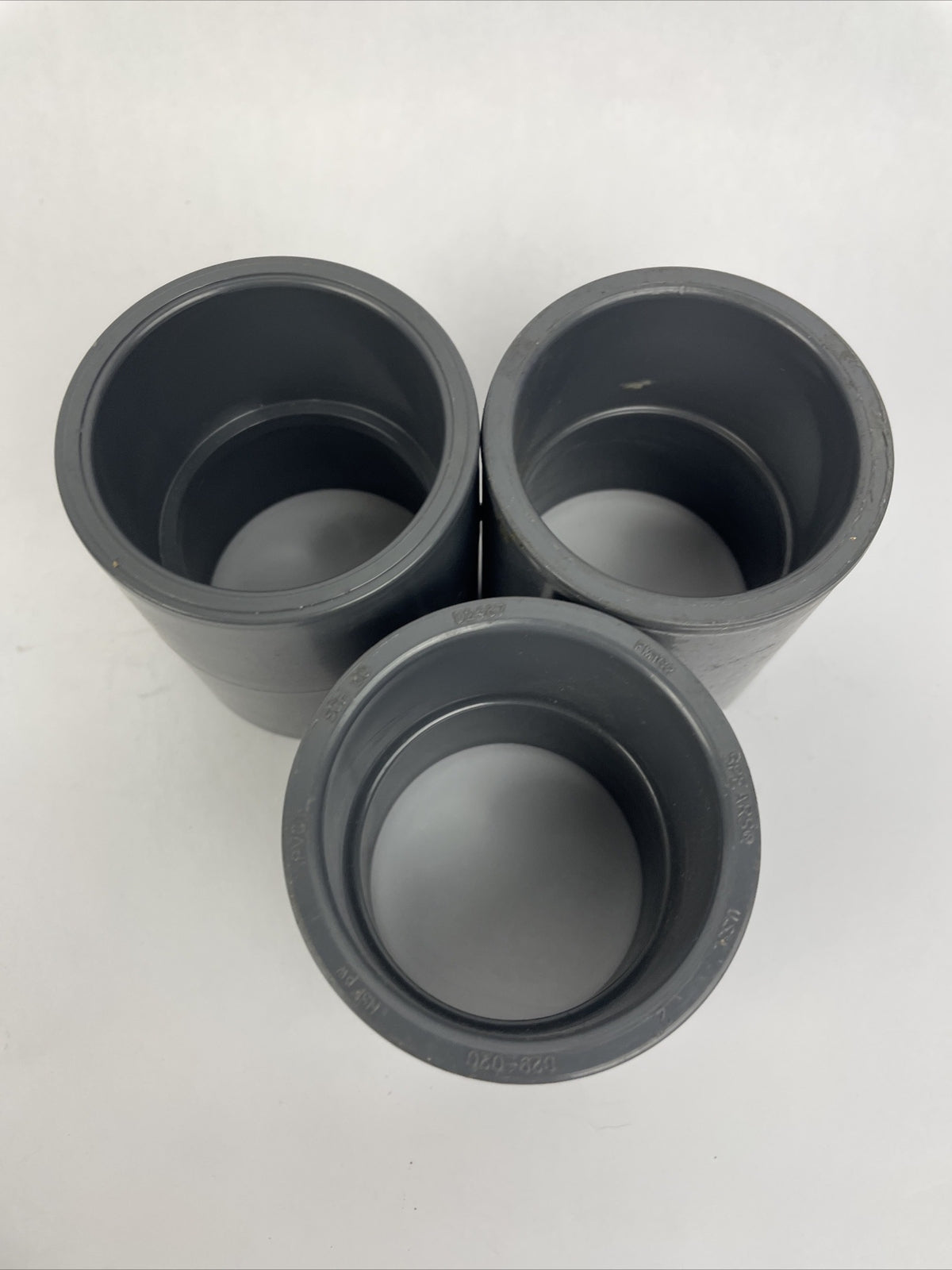 LOT OF 3 X Lasco Sch 80 PVC 2" Coupling Slip Fitting 829-020 829020 NOS