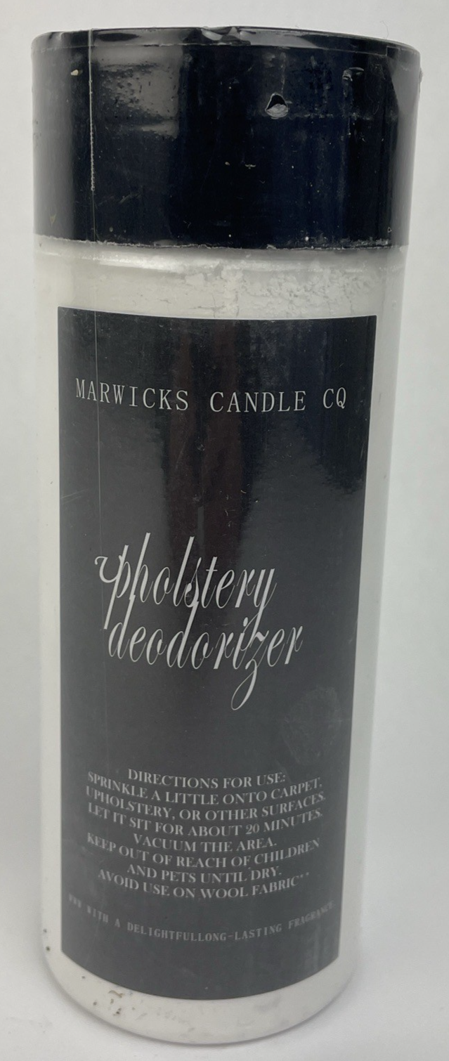 Warwicks Candle Co. VOLCANIC Upholstery Carpet Deodorizer Silicon Dioxide Powder