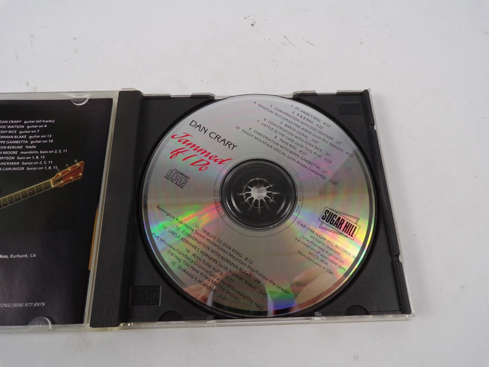 Dan Crary Jammed If I Do St. Anne's Reel B& B Rag Conversation With Doc CD#16