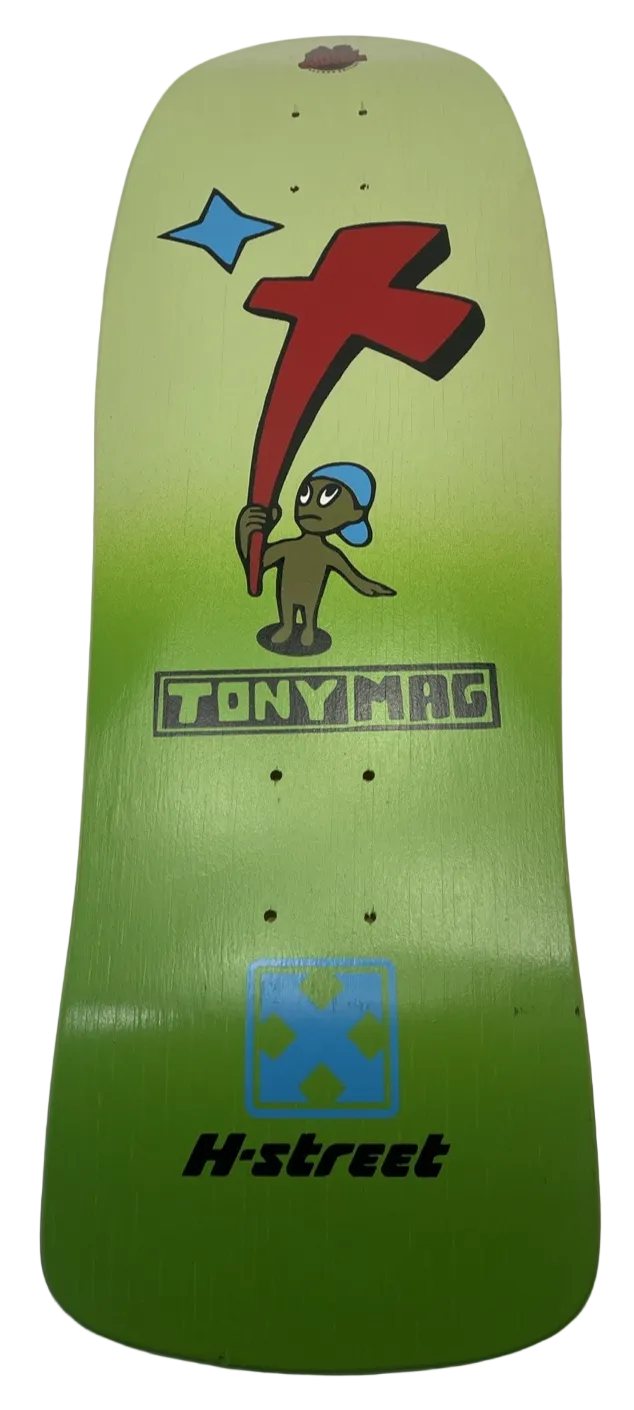 Tony Magnusson H Street Kid And Cross Reissue 1980s Wood Hell Concave In Shrink
