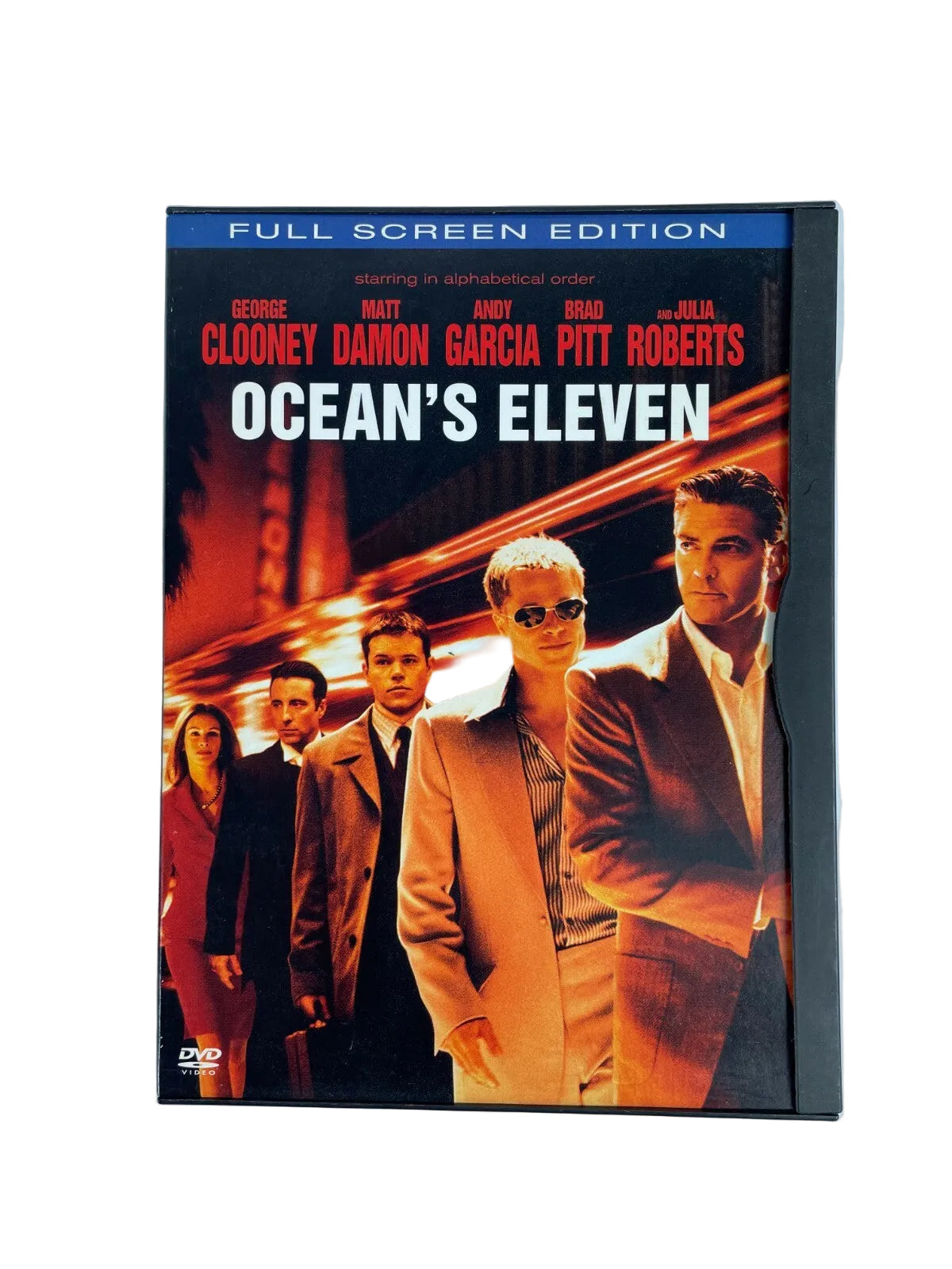 Full Screen Edition Ocean's Eleven George Cloony Matt Damon Andy Garcia Disc Q11