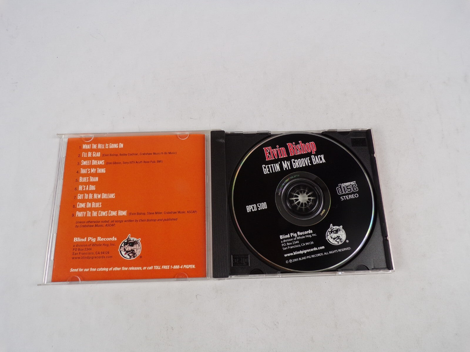 Elvin Bishop Gettin' My Groove Back What The Hell Is Going On I'll Be Glad CD#53