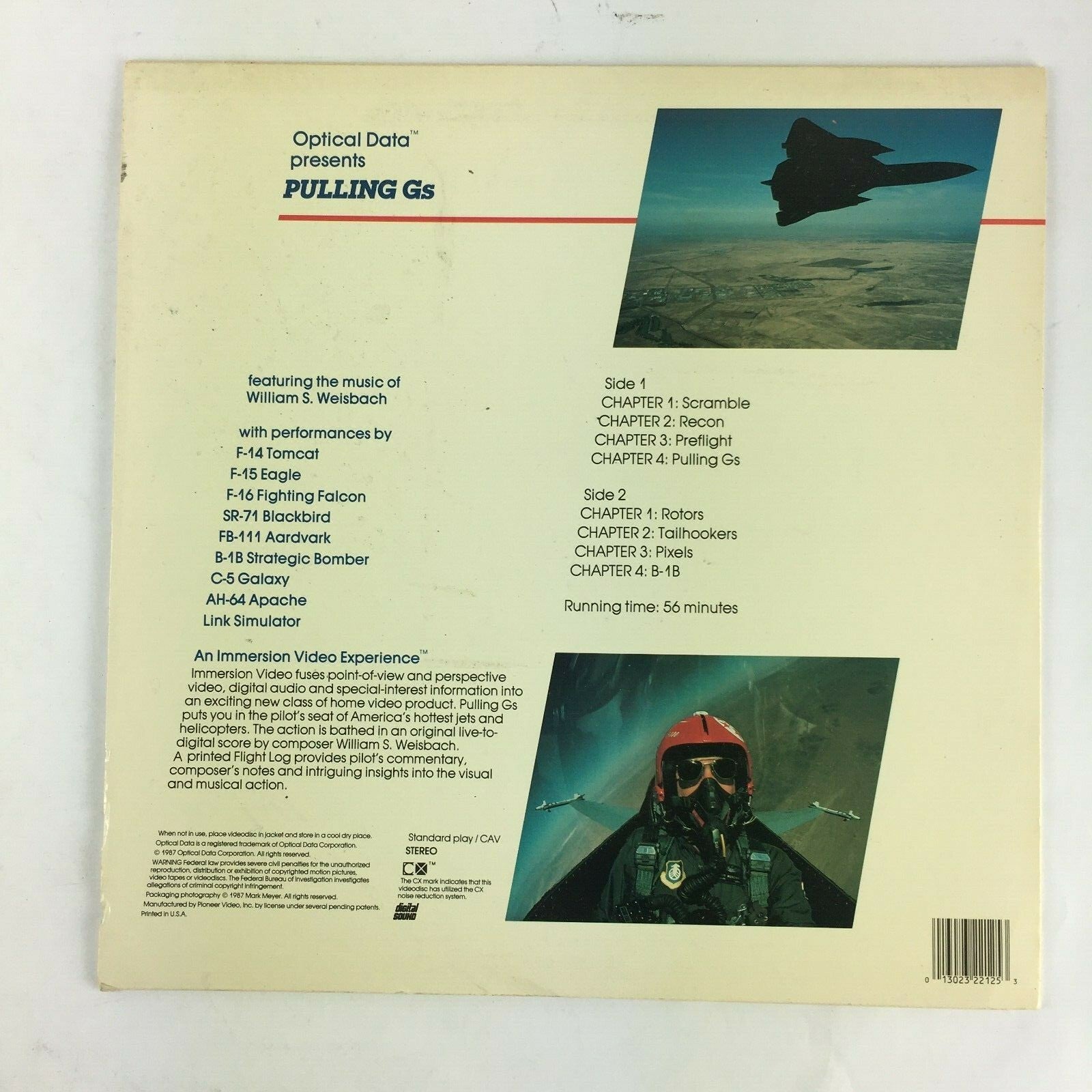 Video Laser Videodisc Pulling Gs An Immersion Video Experience Live-to-Digital