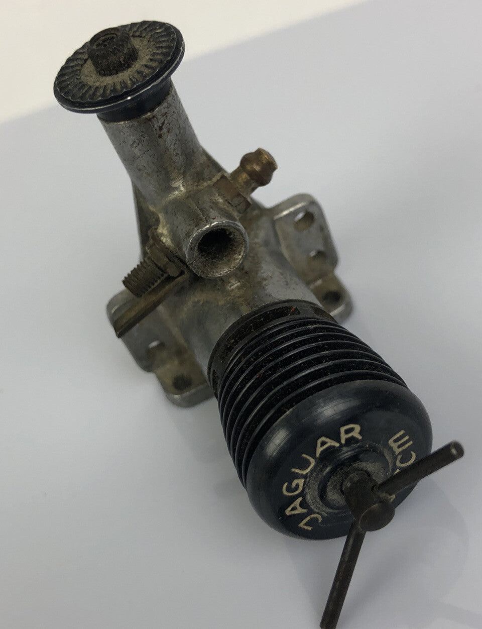Vintage Jaguar 0.8 ccm Diesel Gas Line Control Model Airplane Engine as-is