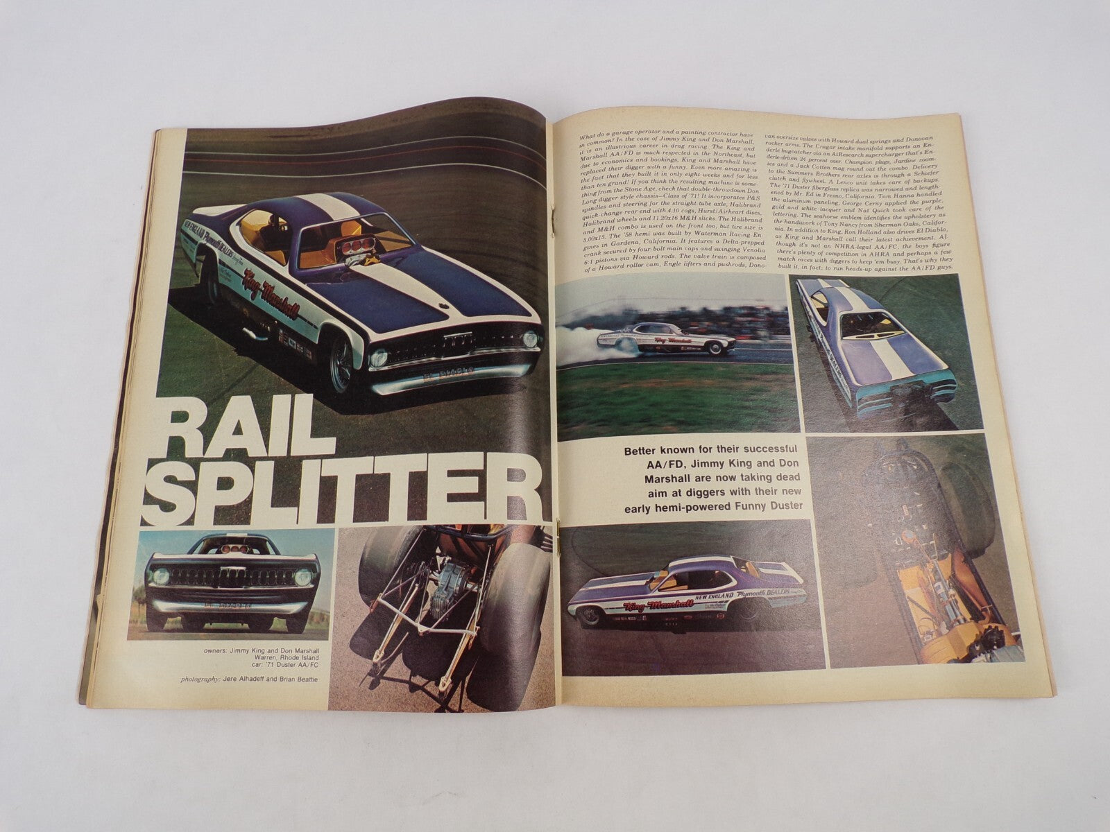 October 1971 Hot Rod Magazine Street Rod Of The Year! Turbo Invasion! Street