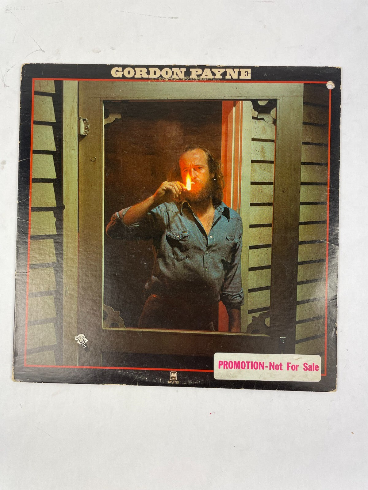 Gordon Payne Down On Love Blackmail Fool Proof Bare Naked Oklahoma Vinyl Record