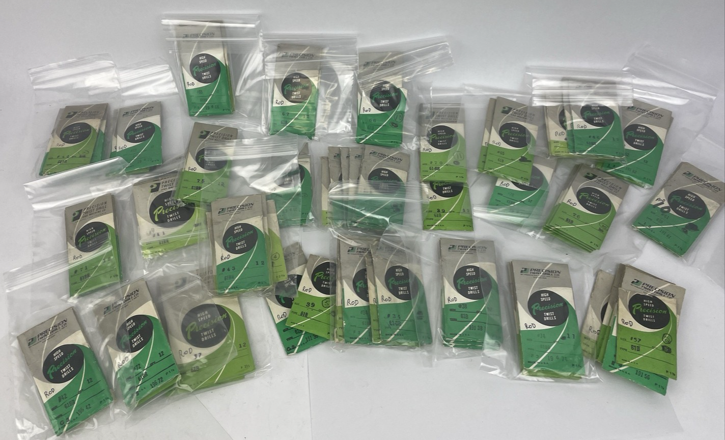 Huge Lot of Micro High Speed Precision Twist Drill Rods Assorted Sizes 3Lbs USA