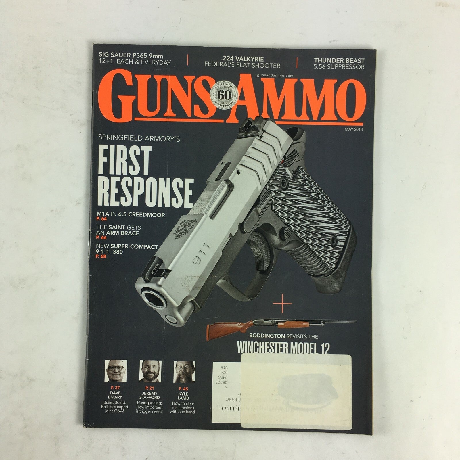 May 2018 Guns & Ammo Magazine Springfield Armory's First Response M1A Creedmoor