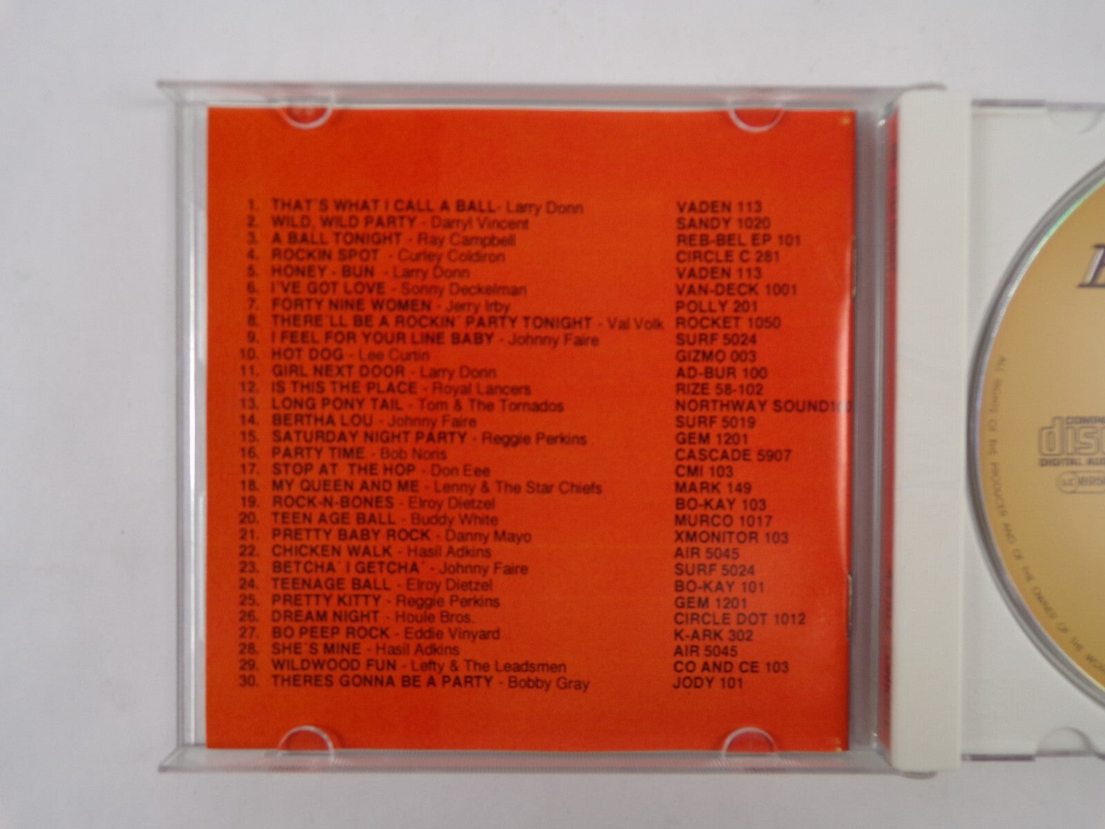 A Ball Tonight Long Pony Tail Buffalo Bop CD #18
