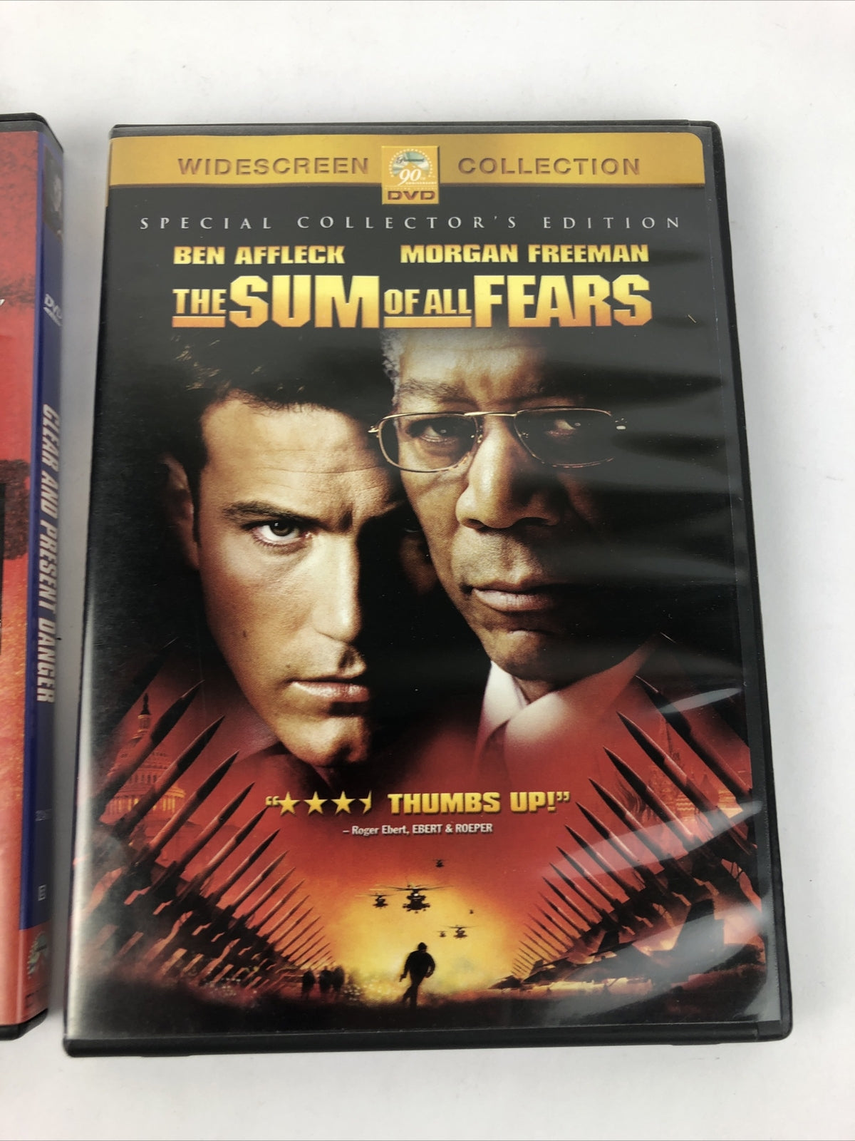 Clear and Present Danger, The Sum of All Fears 2 x DVD Lot *VGC Free Shipping