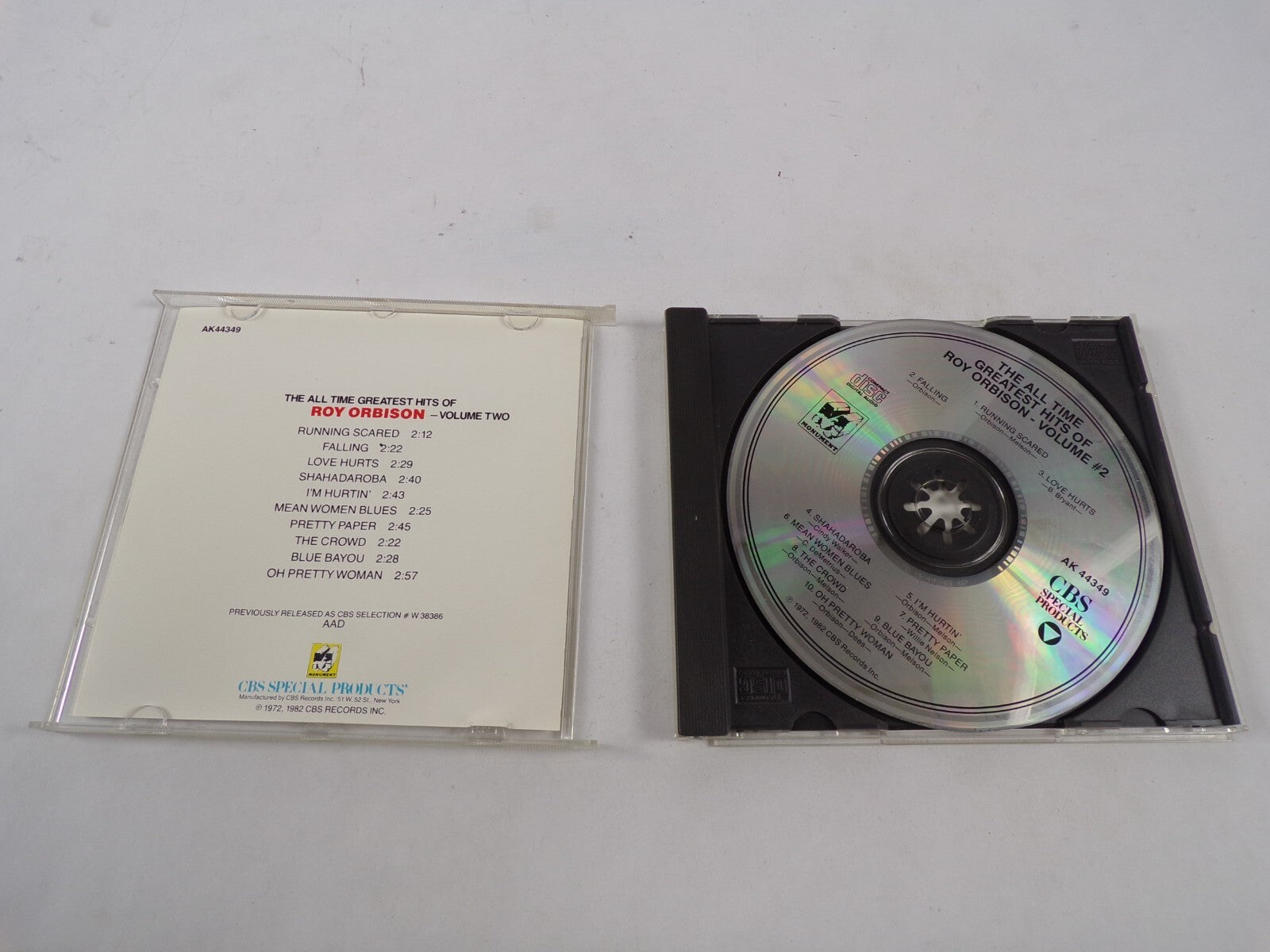 The All Time Greatist Hits Of Roy Orbison Volume Two CD#43