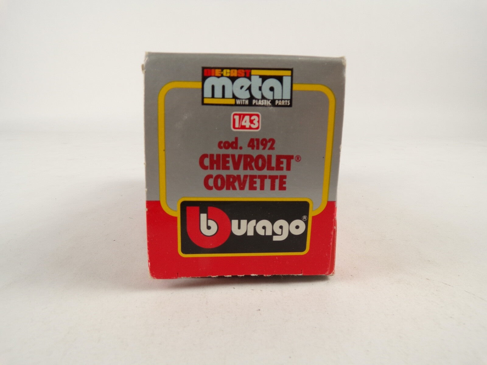 Burago Chevrolet Corvette Cod 4192 1/43 1:43 Scale Red