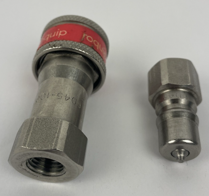 OEM Aeroquip FD45-Series-10 Quick Disconnect Coupling, 1/2" Male and Female