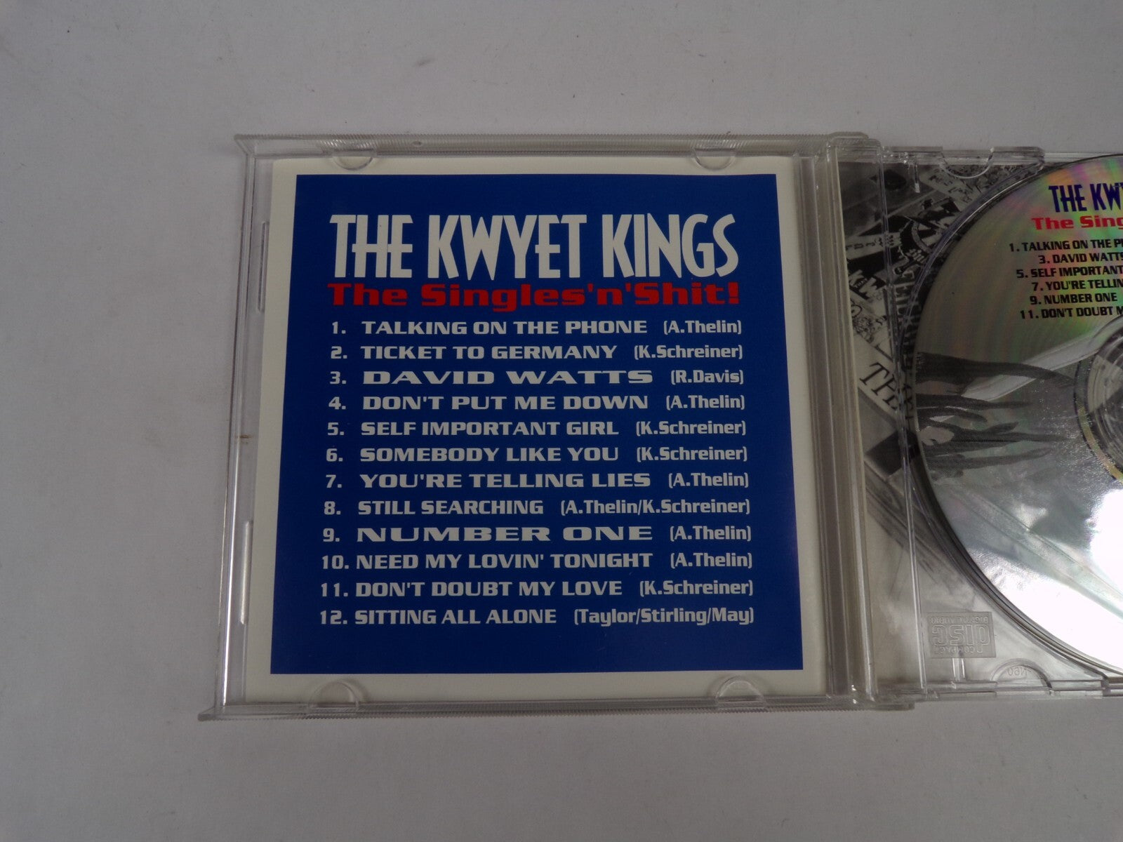 The Kwyet Kings The Singles' n' Shit David Watts Number One CD#40