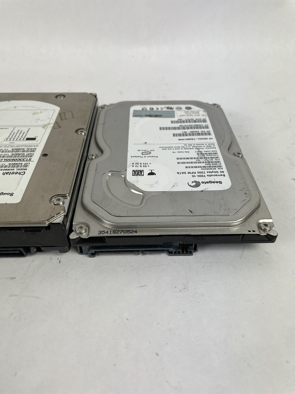 LOT OF 6 - Assorted Seagate Hard Drives - 3.5" HDD - Cheetah - Barracuda