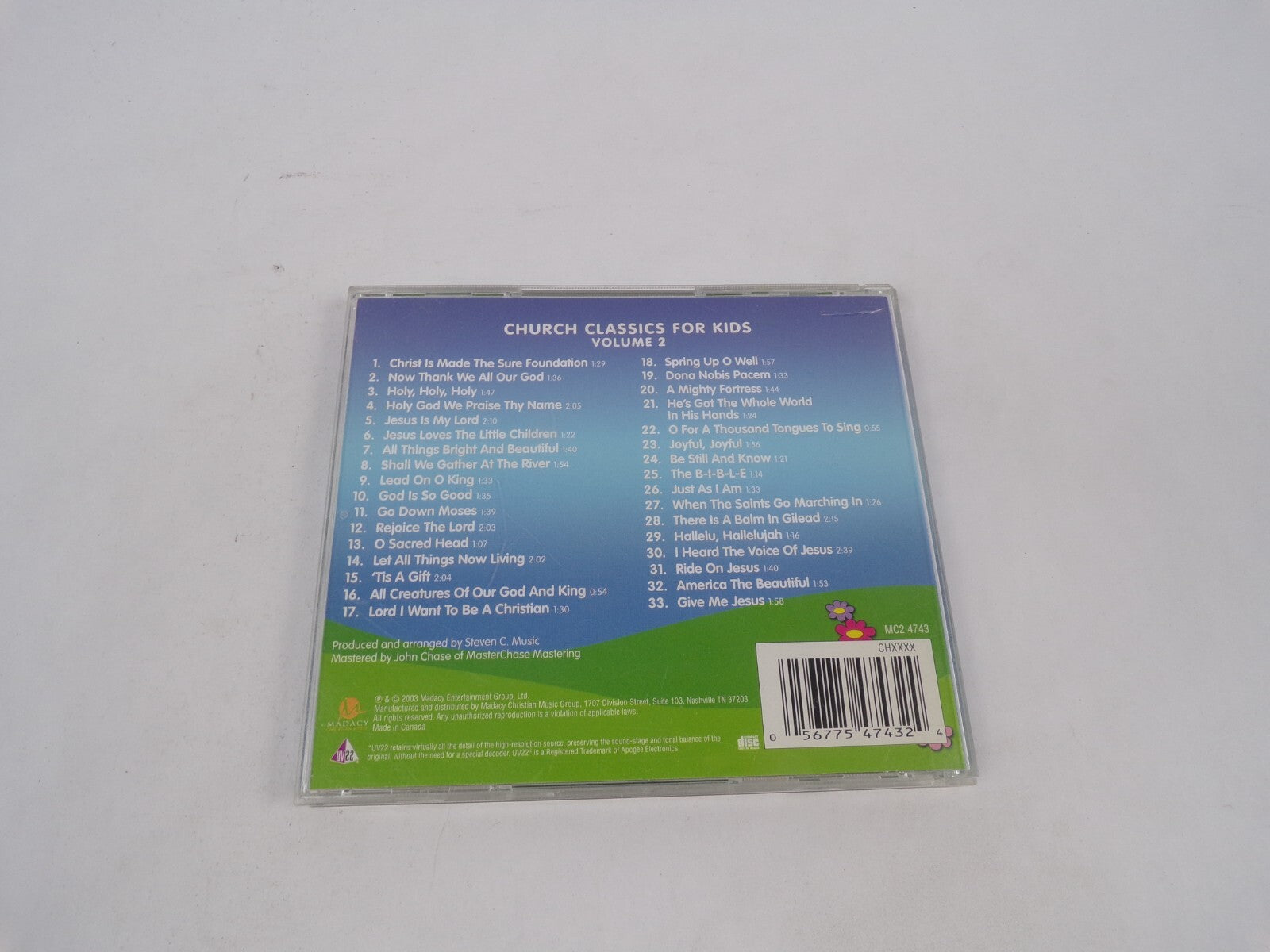 Church Classics For Kids Holy, Holy, Holy, God Is So Good, When The Saints CD#69