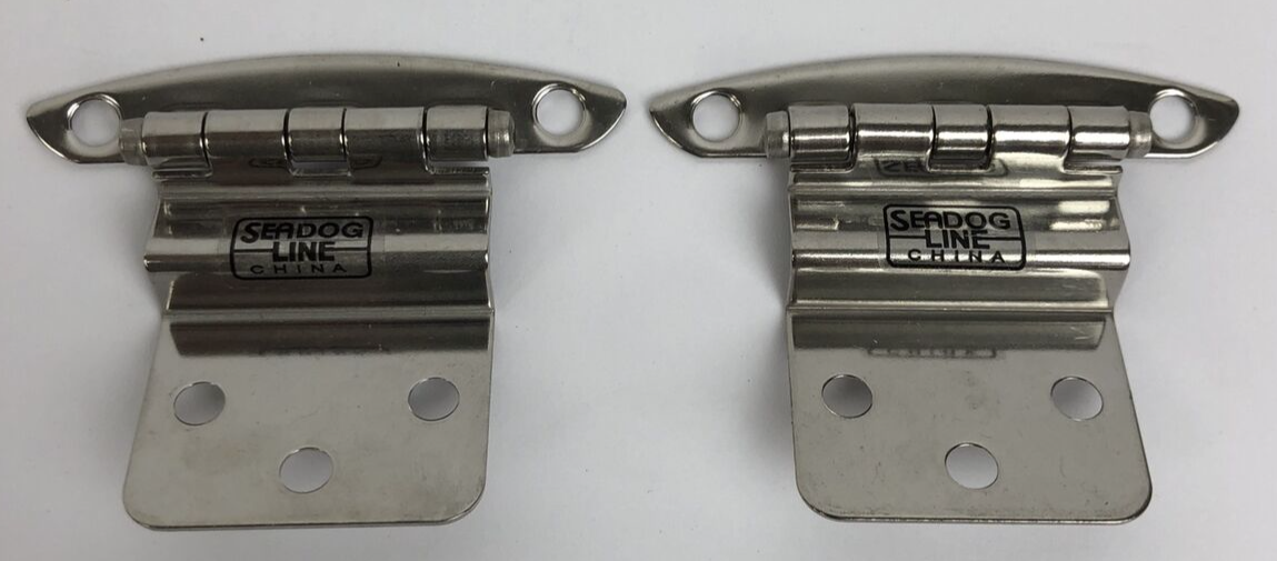 2 x Sea-Dog Marine Sea dog Line Stainless Steel Semi Concealed Hinge (s) 201914