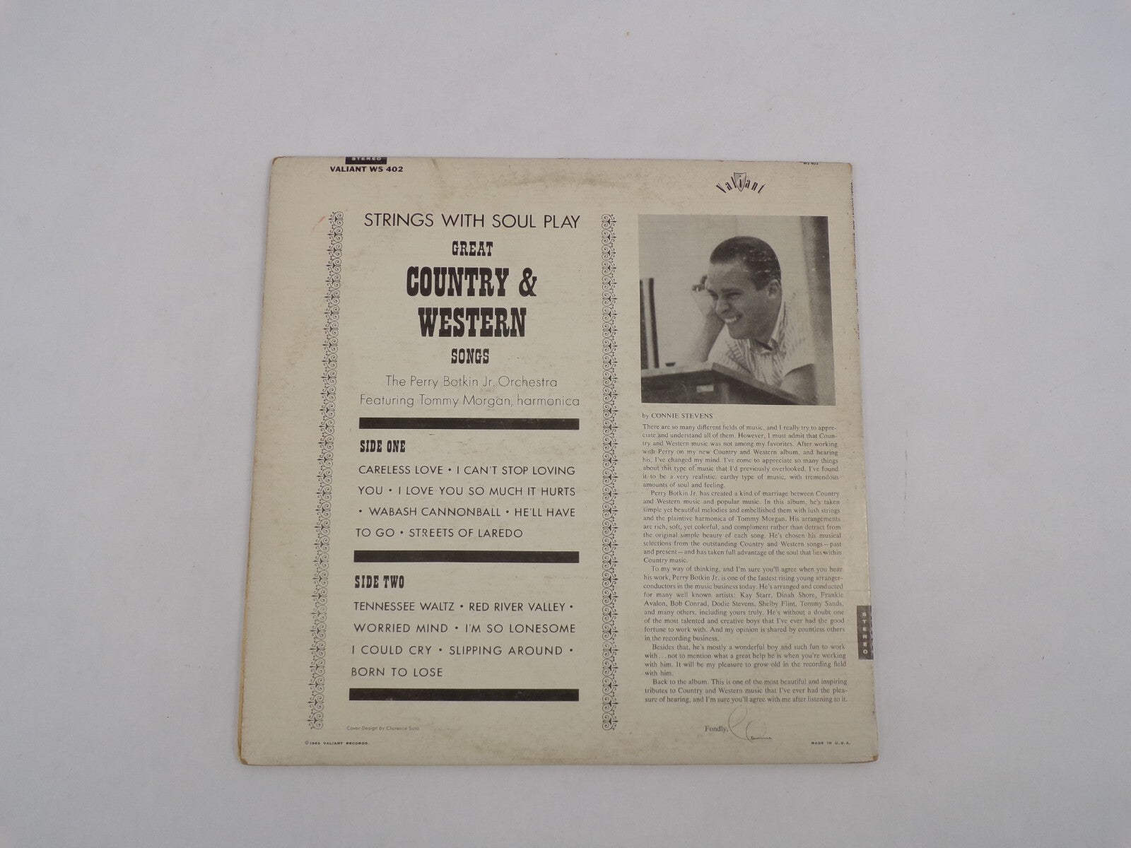 Strings With Soul Play Great Country & Western Songs The Perry Botkin Jr. Orches