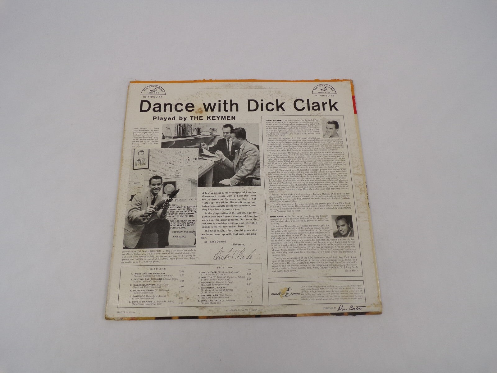 Dance With Dick Clark Volume 1 Dawn Love Is Strange Gazackstahagen Vinyl Record
