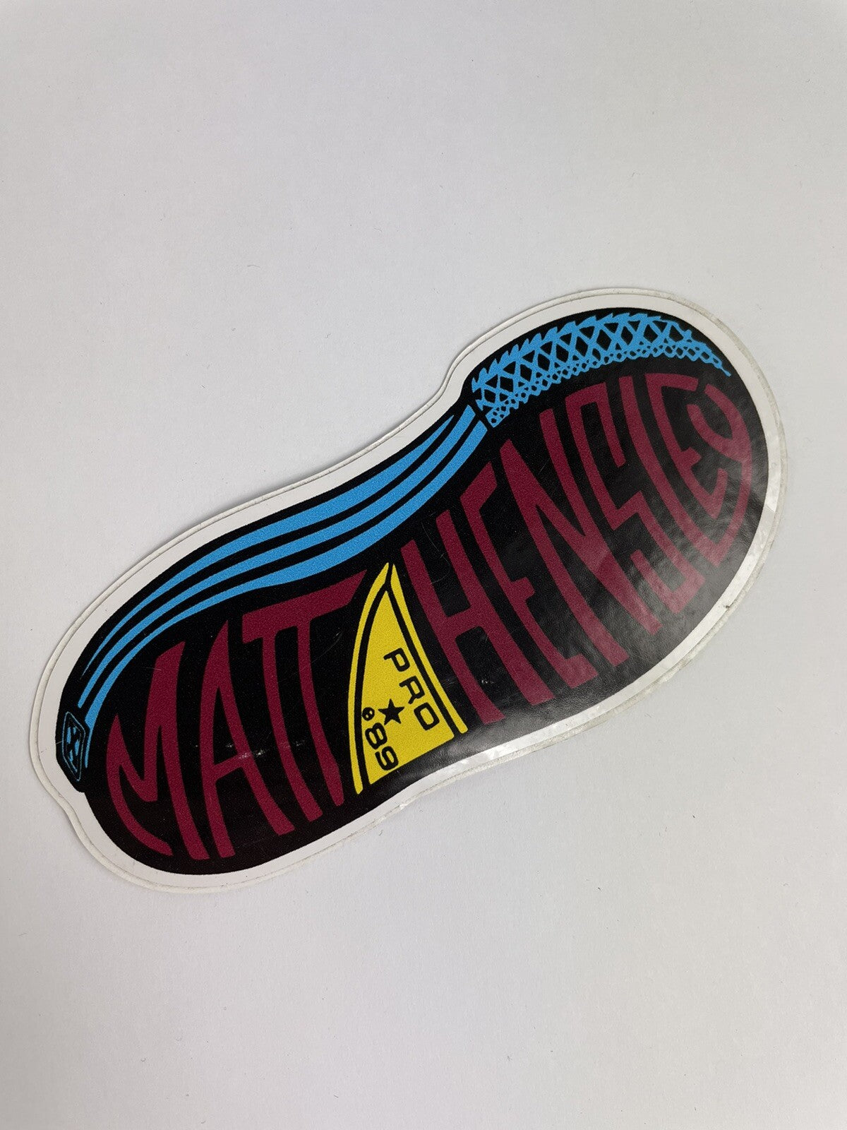 H-Street Matt Hensley Shoe sole Sticker 1989