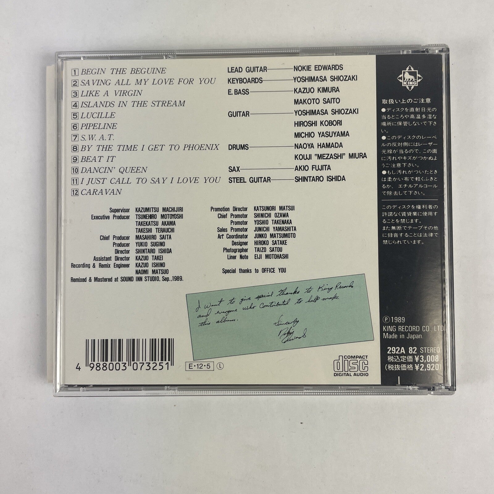 Nokie Edwards - The World's Greatest Hits CD Japanese Import #17