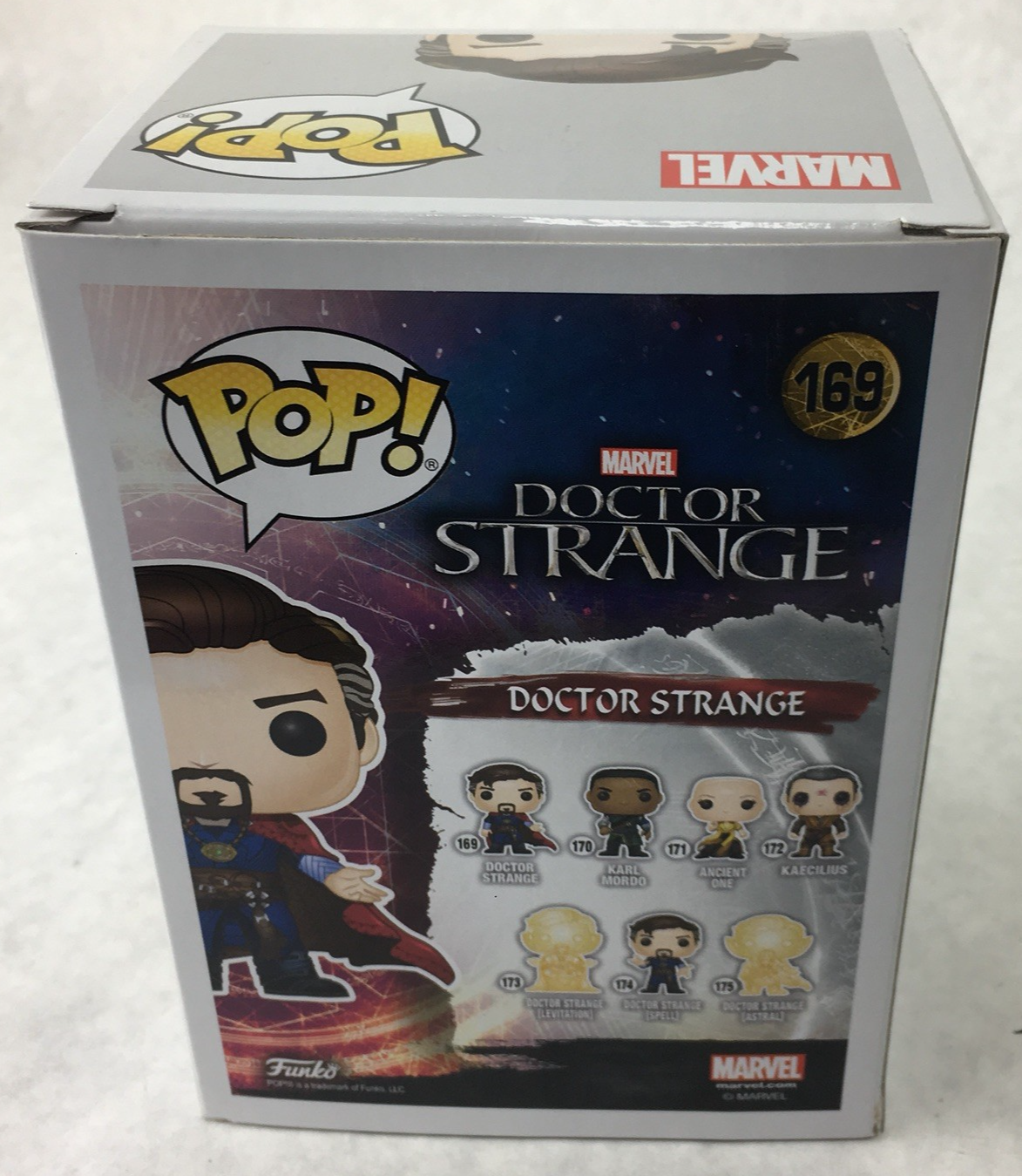 DOCTOR STRANGE Funko Pop Bobblehead Vinyl Figurine MIB Marvel Cape NEW #169