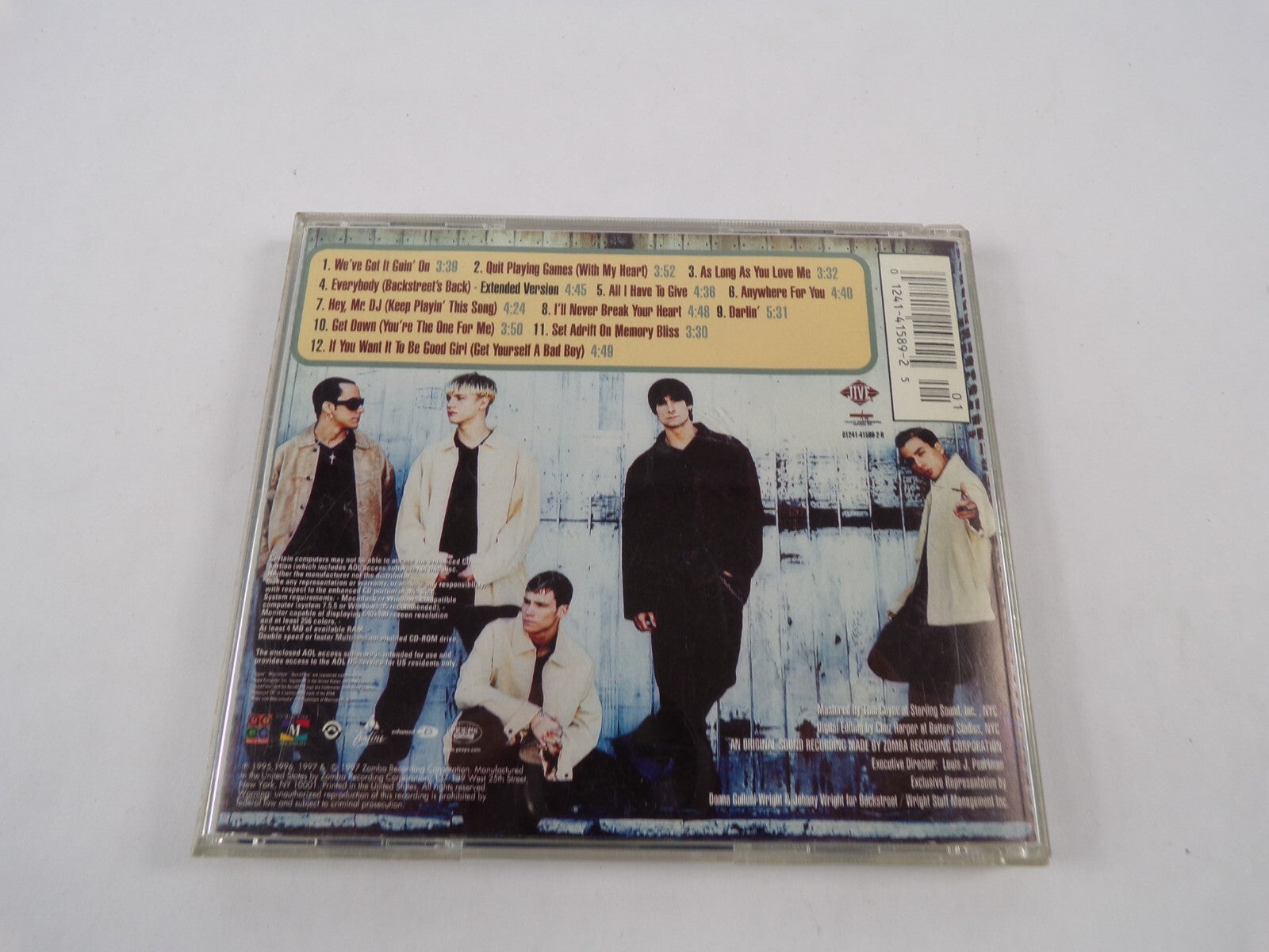 Backstreet Boys We'Ve Got It Goin' On Quit Playing Games As Long As You Me CD#45