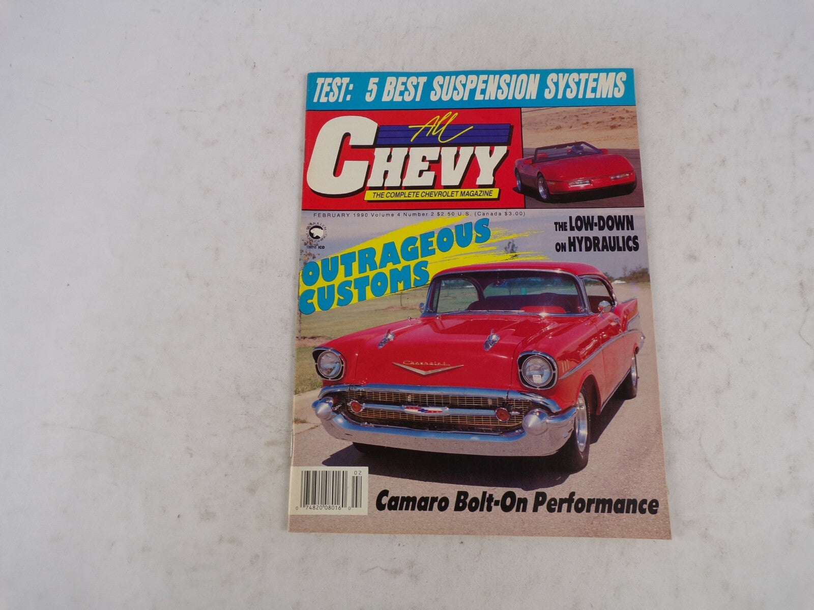 February 1990 All Chevy Test: 5 Best Suspension Systems Outrageous Customs The