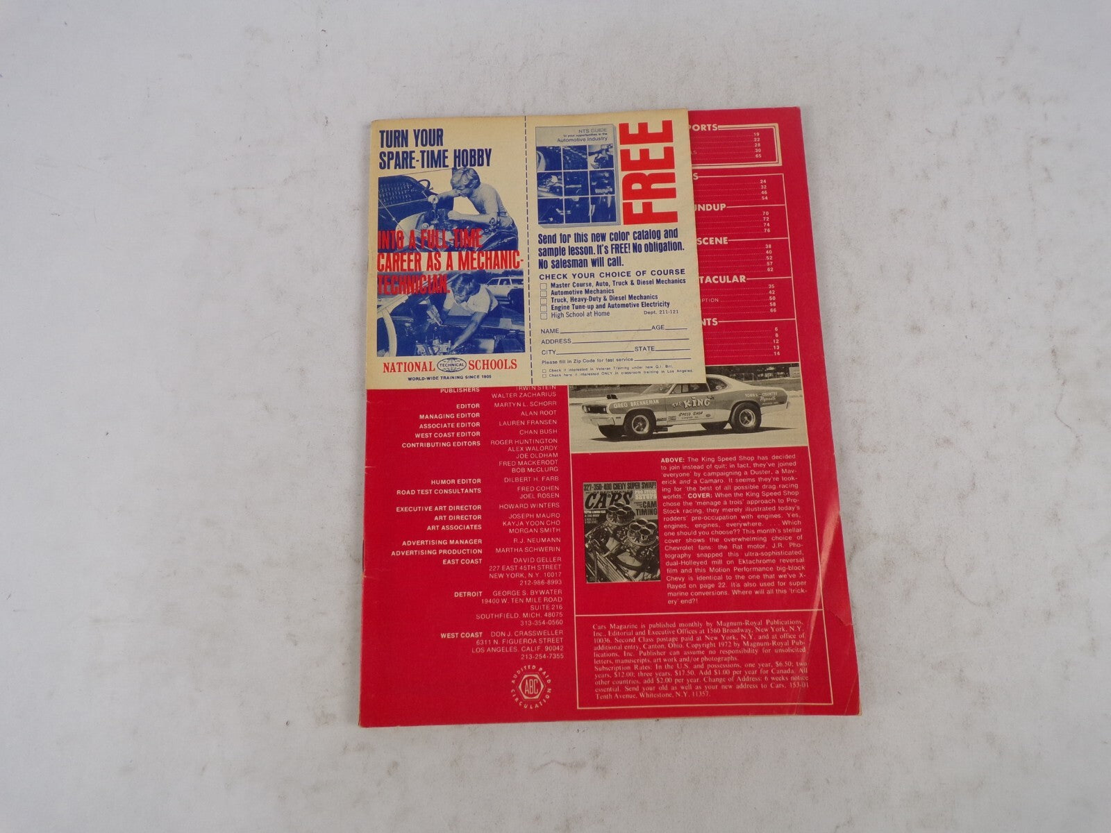 February 1972 Cars Hi-Performance Turn Your Spare-Time Hobby Into A Full-Time