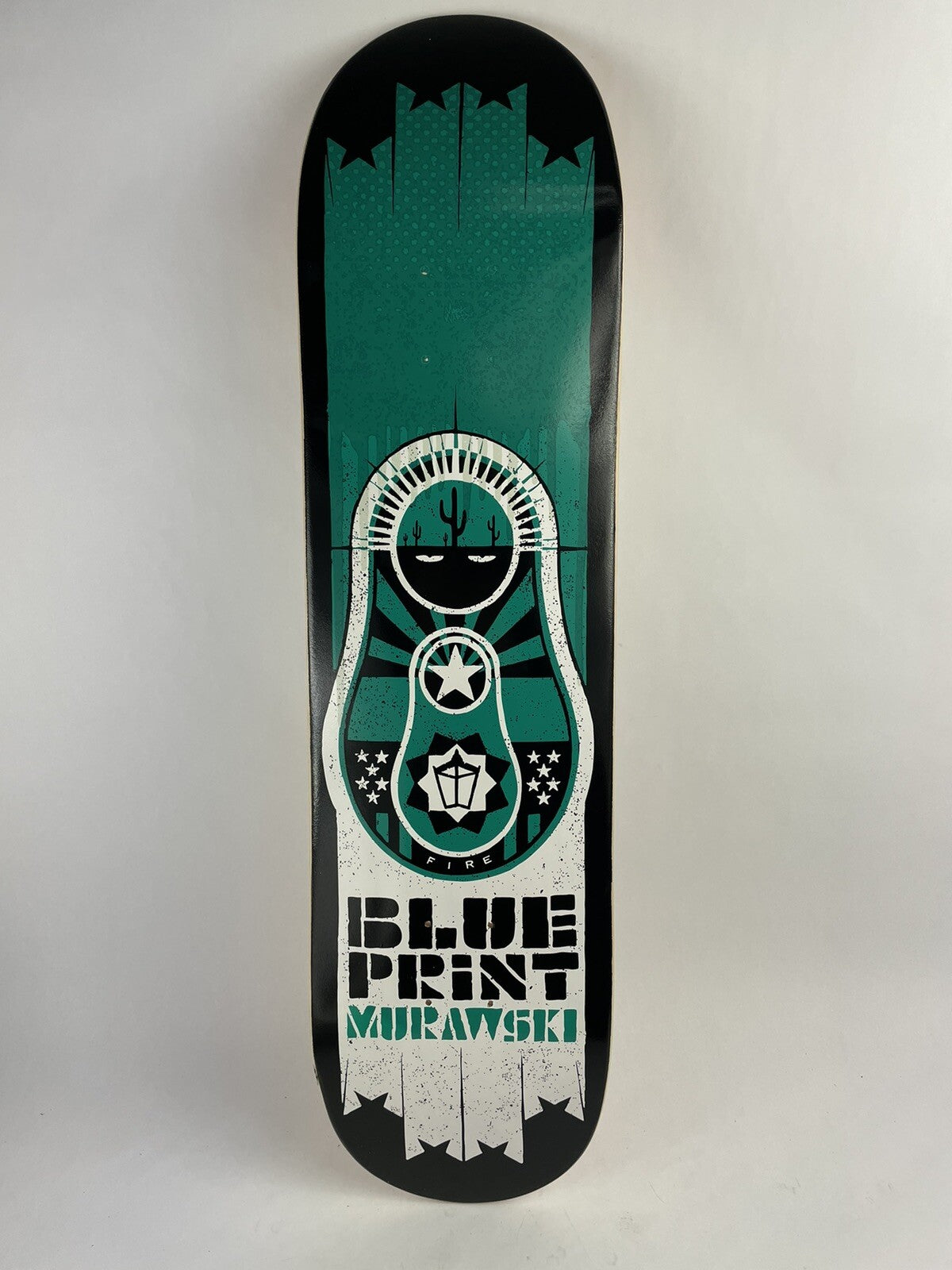 BLUEPRINT skateboards deck 8" RARE quality Marty Murawski Babushka