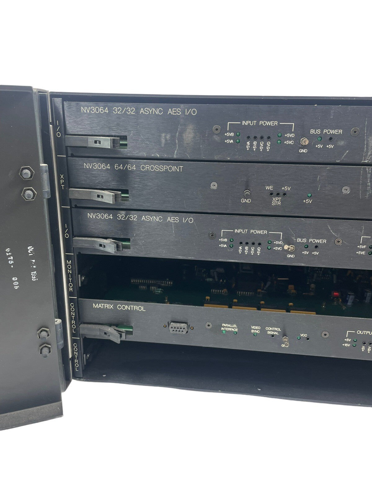 NVISION NV3064 SYSTEM VIDEO ROUTING SWITCHER FOR BROADCASTING EDITING