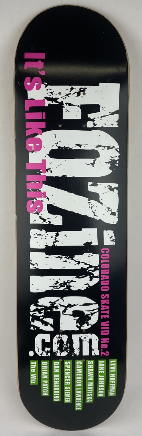 Colorado Skateboarding Fozine Skate Video #2 Skateboard Deck " Its Like This "
