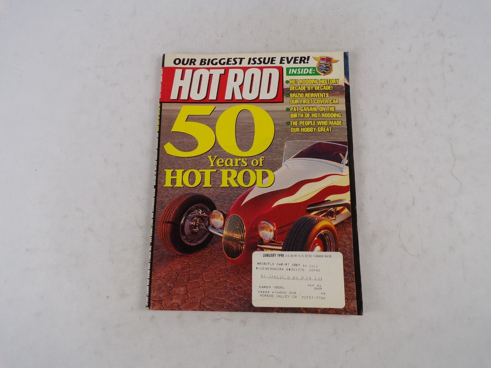 January 1998 Hot Rod Our Biggest Issue Ever! 50 Years Of Hot Rod History Decade